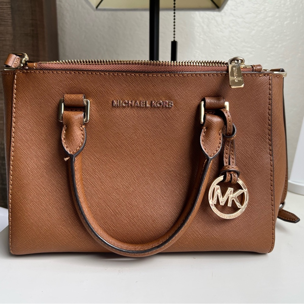 Michael Kors Brown Satchel Bag